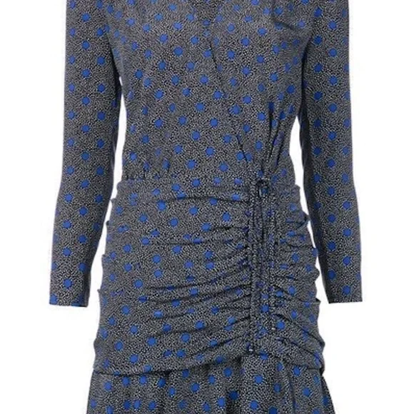Veronica Beard Ruched Lou Lou Dress